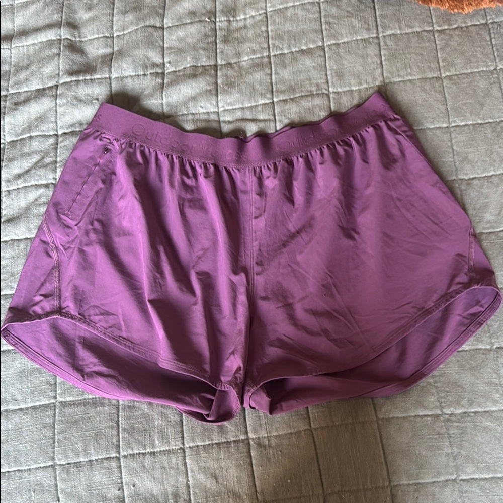 Outdoor Voices Purple Relay 3” Shorts